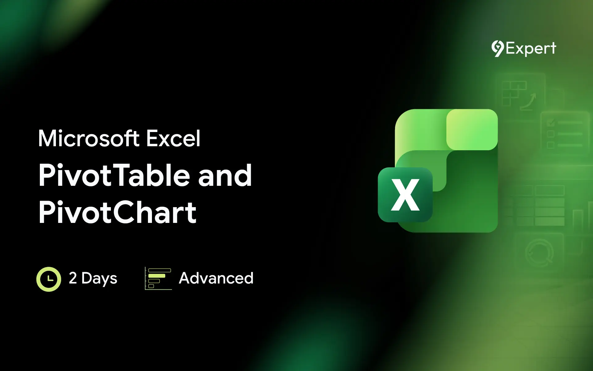 Microsoft Excel Advanced PivotTable and PivotChart