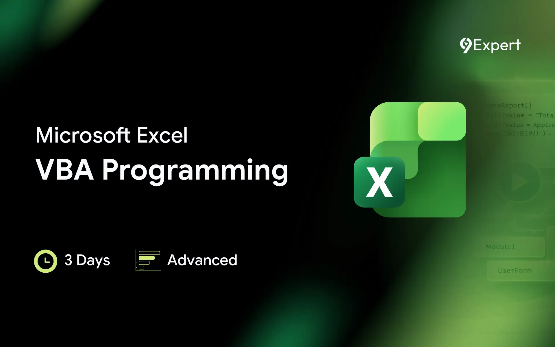 Microsoft Excel VBA Programming